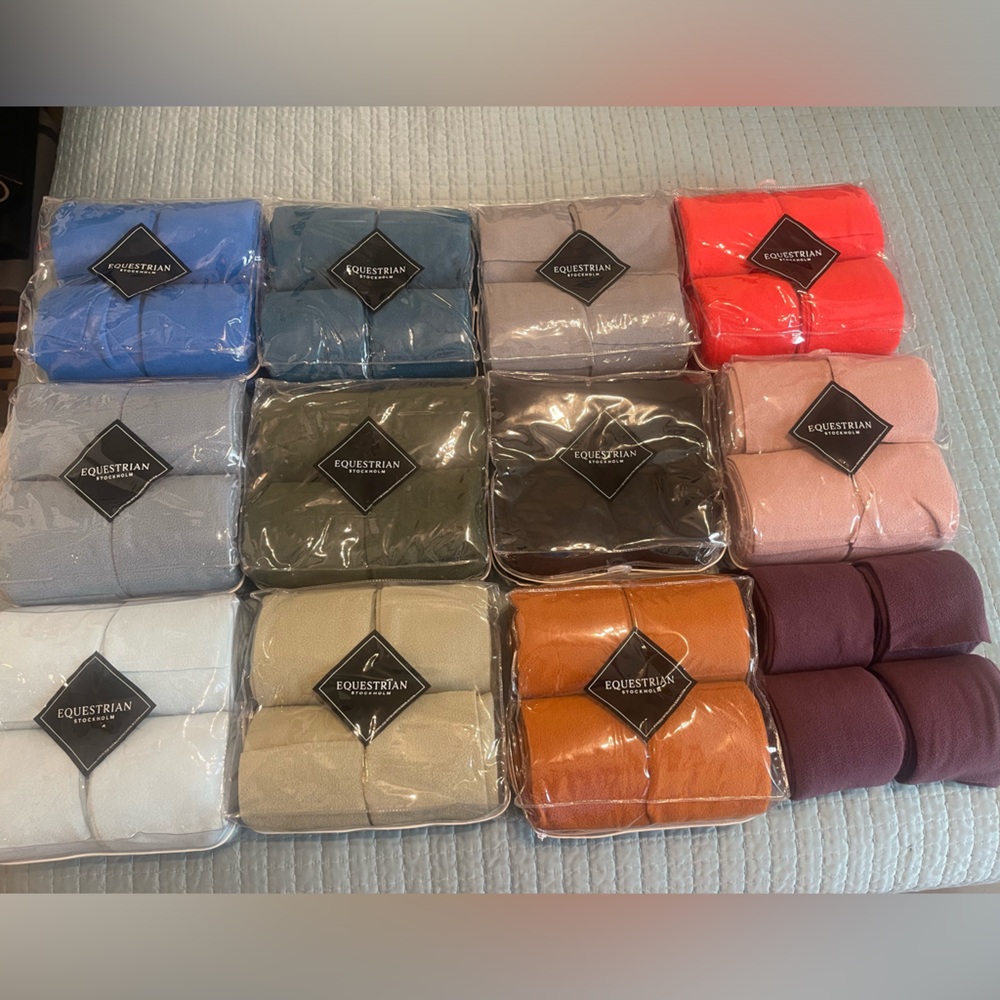 Equestrian Stockholm Fleece Polo Bandage Wraps